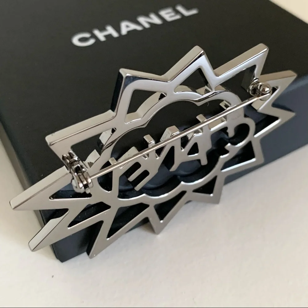 Chanel Large Bam Pow 💥 Brooch pin - Picture 4 of 16